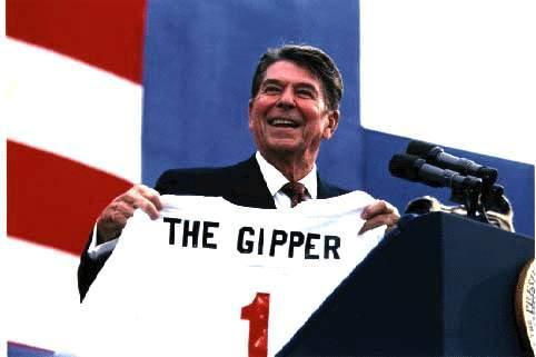 When the Gipper proclaims and declares, people should listen